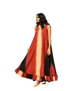 ชุดแม็กซี่เดรสยาวแขนกุดแบบขาบานสำหรับผู้หญิง,ชุดกระโปรงลำลองหลากสีพิมพ์ลายมัดย้อมสำหรับฤดูร้อน - Product Image 1