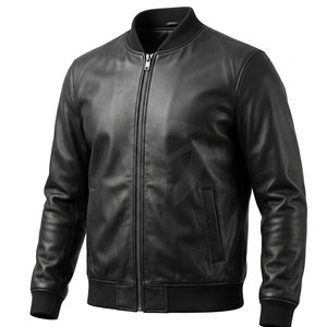 Chaqueta de Cuero para Hombre 2026, Corte Ajustado, Estilo Motero Moderno, Chaqueta de Invierno Genuina, Ideal para Moda Urbana y Uso Casual - Product Image 2