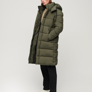 Vestes gonflées à imprimé personnalisé-Matériau isolé léger avec motifs en couleur Vestes gonflées à la mode hivernale - Product Image 2