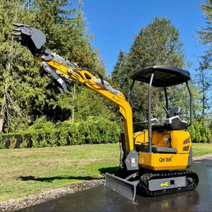 Envío gratis CFG QK18R EPA CE aprobado 1,2 Ton 13.5HP mini excavadora Eaton cilindro hidráulico núcleo Motor bomba caja de cambios PLC - Product Image 1