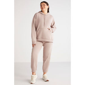 Sweat-shirt à capuche pour femme ETHIQUET Terezabb, doublé en polaire, ultra doux, coupe confortable, poche kangourou, grande taille - Product Image 6