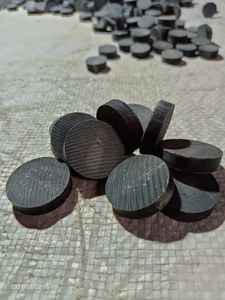 Botones de cuerno de búfalo natural del fabricante indio Botones en blanco de color negro ecológicos para uso en prendas de vestir - Product Image 5