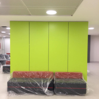 Puertas Decorativas para Baño de Panel Compuesto de Aluminio (ACP), Textura Ignífuga para Exteriores, Dormitorios y Almacenes, Placas ACM Grado A2