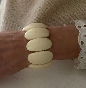 Pulsera Elástica de Resina Artesanal para Mujer, Accesorios Clásicos de Fiesta, Tipo de Brazaletes de Moda - Product Image 2