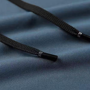 Sudadera informal de alta calidad hecha con tela 100% algodón de color liso con cordón y capucha, manga regular para hombre. - Product Image 5