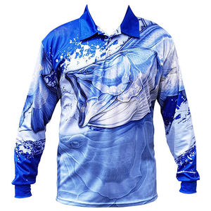 Maillot de pêche à séchage rapide de haute qualité 100% Polyester Performance vêtements de pêche pour adultes respirant et protégé contre les UV - Product Image 5