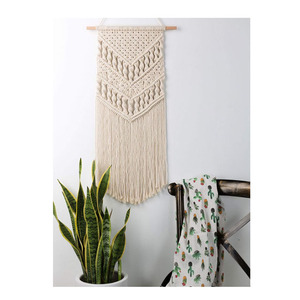 Moderno Boho macramé algodón Hippie colgante de pared hermoso arte geométrico nueva moda decoración del hogar para apartamento boda cumpleaños - Product Image 3