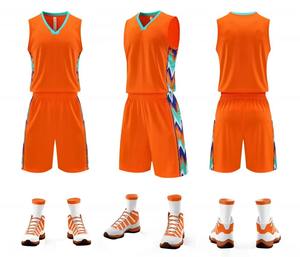 Hot Sale Customized Basketball Uniforms Breathable <b>Blue</b> Black Polyester Sportswear Sizes XS to 5XL Sublimation Printed - Product Image 4