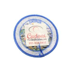 Parche Bordado del Sello Estatal de California con Cinta Azul, Termoadhesivo y para Coser, en Forma de Corazón de Fieltro, para Sombreros y Bolsos - Product Image 2