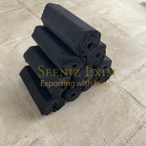 Briquetas de Carbón Vegetal de Cáscara de Coco Premium Hechas a Máquina con Alto Contenido de Ceniza, Sin Humo y Ecológicas para Uso en Parrillas y Restaurantes - Product Image 2