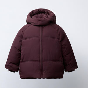 Chaqueta Acolchada Extra Grande para Niñas, Estilo Urbano Moderno y Cálido / Chaqueta Acolchada Informal para Niños, Ajuste Moderno, Ligera, para Invierno - Product Image 2