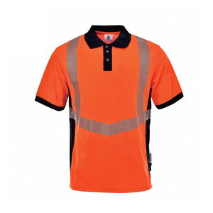 Camiseta Polo de Manga Corta Personalizada de Alta Calidad para Hombre, con Franja Reflectante, Uniforme de Trabajo de Seguridad, Alta Visibilidad, Tejido de Punto de Primera Calidad - Product Image 1