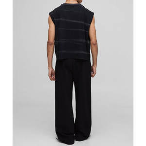 เสื้อกล้ามออกกำลังกายแขนกุดสำหรับผู้ชายเสื้อออกกำลังกายผ้าฝ้าย100% ใหม่ - Product Image 2