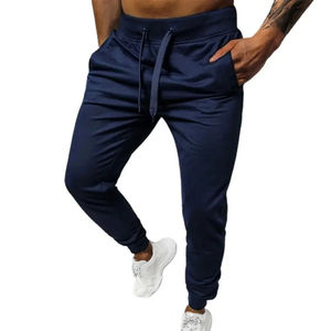 2024 Simple Color sólido tobillo banda hombres pantalones cálidos cintura elástica soporte bolsillos pantalones de gran tamaño pantalones de chándal ropa de calle para otoño - Product Image 4