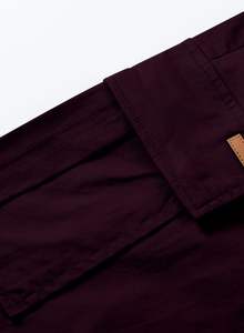 Pantalones cortos cargo de sarga de algodón informales para hombre con 6 bolsillos Diseño clásico elástico y cintura con Cordón-Diseño cómodo de 6 bolsillos - Product Image 6