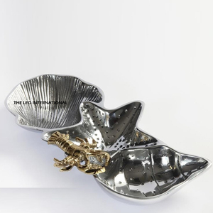 Latest Design Free 3Wooden Fruit Serving <b>Bowl</b> With Gold-Plated Floral Accent Decorative <b>Snacks</b> And Salad Serving <b>Bowl</b> For Sale - Product Image 2