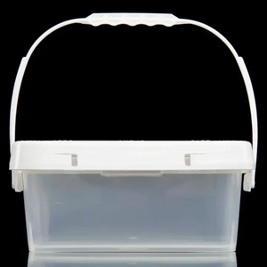 Pro-Design Square <b>Plastic</b> Bucket 2 To 15 Liter With Handle For Storage And Transport - Product Image 3