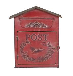 Customized Design Galvanized Iron Black <b>Wall</b> Mount Decorative Garden Hanging Mailbox Outdoor Metal <b>Post</b> <b>Box</b> by Manufacturer - Product Image 2