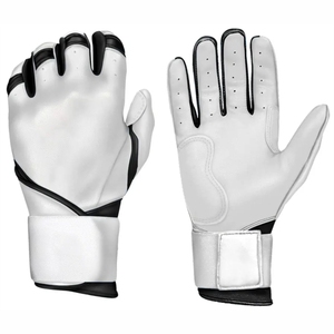 Latest Long Cuff Professional Baseball Batting Gloves Unisex Goatskin Digital Leather Softball Batting Gloves Custom - Product Image 4