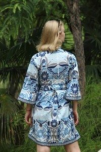 Nouvelle mode de robe à imprimé floral pour femmes Style long Mini robe vintage à manches bouffantes Vêtements pour femmes Robe longue décontractée - Product Image 5