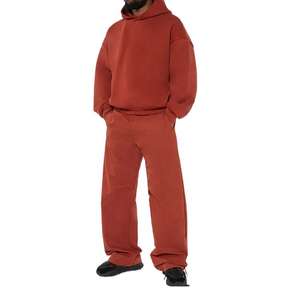 Survêtements en coton de haute qualité personnalisés pour hommes Jogging Sweat Suit Surdimensionné Poids lourds Ensemble de sweat-shirt unisexe - Product Image 5