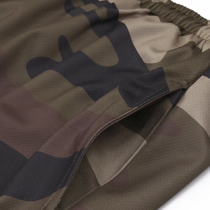 กางเกงขาสั้นลายพรางสำหรับผู้ชายกางเกงขาสั้นเล่นกีฬาออกกำลังกายน้ำหนักเบาพิมพ์ลายแบบตาข่ายแห้งเร็วงาน OEM ตามสั่ง - Product Image 3