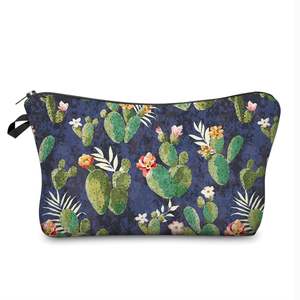 Wholesale Eco-Friendly Custom Cotton <b>Canvas</b> Zipper Pouches Soft Handle Foldable Large Capacity Reusable Makeup Cosmetic <b>Bags</b> - Product Image 4