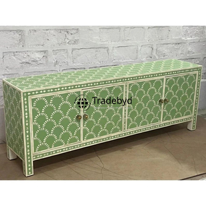Commode de luxe en incrustation d'os pour les maisons modernes avec console en incrustation d'os par Tradebyd - Product Image 4