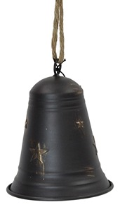 Adorno de campana colgante de Navidad Vintage, diseño de Metal para decoración de árboles y estilo de temporada para el hogar o eventos - Product Image 1