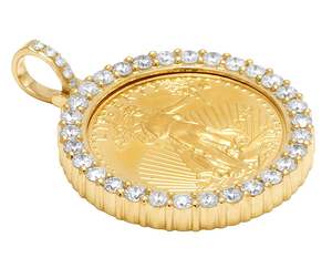 High Quality Style S925 Silver With Moissanite Diamond Picture <b>Frame</b> Religious Pendant Women's Jewelry Gift - Product Image 2