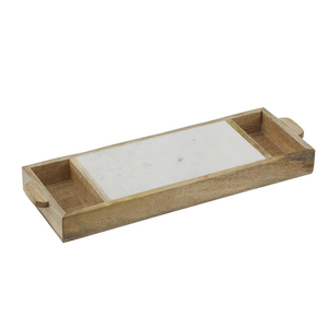 Logo personnalisé bois et marbre noir cuisine restauration service assiette accessoire de ménage produit le plus vendu - Product Image 4