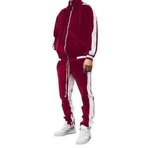 เสื้อวอร์มทรงหลวมแบบมีฮู้ดซิปรูดซิป3ชั้นสำหรับผู้ชายชุดวอร์มทรงหลวมใส่ลำลองแบบออกแบบได้ตามต้องการด้วยพลอยเทียมสำหรับฤดูร้อน - Product Image 6