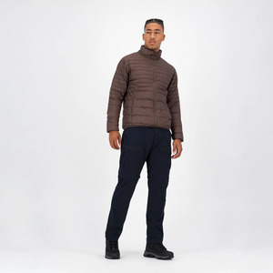 Veste polaire d'hiver de haute qualité pour hommes, coupe-vent épais, ourlet élastique, manchette à col montant, motif de lettres personnalisé, conception High Street - Product Image 5