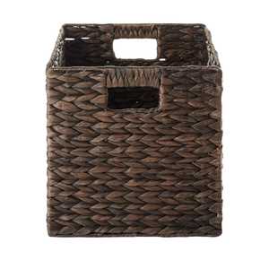 Organizadores de Almacenamiento Plegables Cuadrados, Bolsas de Lavandería, Cubos de Almacenamiento, Cestas de Mimbre de Jacinto de Agua Tejidas a Mano de Primera Calidad - Product Image 1