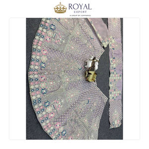 Collection unique des derniers créateurs de mode Lehenga Choli de mariage semi-cousu en filet souple de qualité supérieure pour femme - Product Image 3