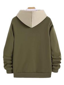 Gran oferta de sudaderas con capucha de lana de manga larga, colección de invierno, sudaderas con capucha de lana en los mejores materiales básicos de calidad, mezcla de algodón - Product Image 4