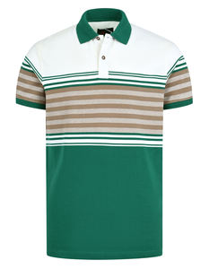 Polo de algodón con diseño de rayas en el pecho personalizado de nuevo diseño, polos de Color sólido para hombre - Product Image 5