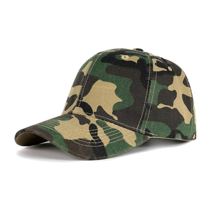 Casquettes de baseball de camouflage de chasse de taille réglable personnalisées en gros avec tissu en toile pour la pêche, les entraînements et les activités de plein air - Product Image 1