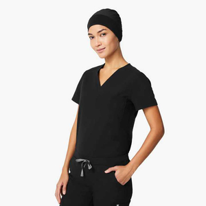 Gorro de enfermera con logotipo personalizado, gorro de enfermera de algodón elástico para hospital - Product Image 5