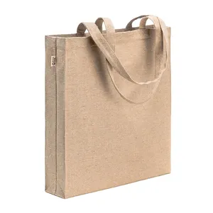 Borsa Shopper Promozionale Sostenibile in Cotone Riciclato, Compagna Ecologica per Gadget - Product Image 1
