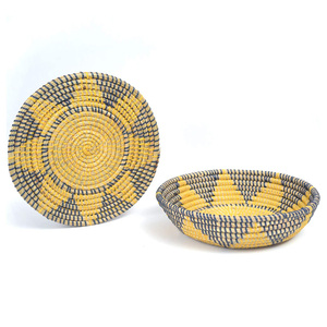 หญ้าทะเลศิลปะติดผนังดีไซน์หลากหลายอุปกรณ์ตกแต่งบ้านหญ้าทะเลฟางตกแต่งติดผนัง - Product Image 3