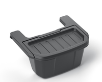 Boîte de rangement pour accoudoir arrière de console centrale Tesla Model Y Long Range, en TPE, avec plateau amovible, accessoires intérieurs, ajustement OEM, amélioration