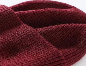 Gorro de Punto de Diseño 100% Acrílico, Color Sólido, Otoño Invierno, Gorro de Lana Cálido para Uso Casual al Aire Libre - Product Image 4