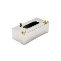 Porte-boîte à mouchoirs élégant en calligraphie arabe, design en acrylique doré de qualité supérieure, durable, taille personnalisable, logo élégant, distributeur de serviettes