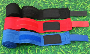 Bandages élastiques de boxe en coton pour l'entraînement au MMA avec logo personnalisé, emballage de couleurs et de poids personnalisés - Product Image 5