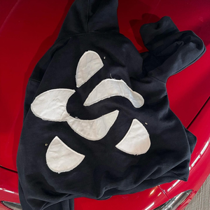 Customized Distress Embroider <b>Hoodie</b> Heavyweight High Quality 450 GSM Hood Winter Loose Fit Distress <b>Hoodie</b> <b>Men's</b> - Product Image 4