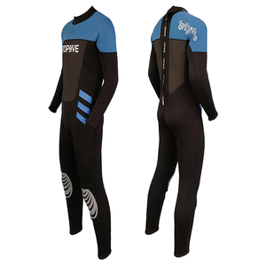 Combinaison de plongée intégrale Topdive pour homme, 3 mm, manches longues, fermeture éclair dorsale, pour la plongée, la plongée en apnée, le surf et la natation - Product Image 4