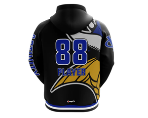 Support Your Favourt Team Sudadera con capucha Ropa deportiva Sublimación Sudaderas con capucha Poliéster Fleece Low Moq Calidad superior Impreso HEBOLDIMPEX - Product Image 6