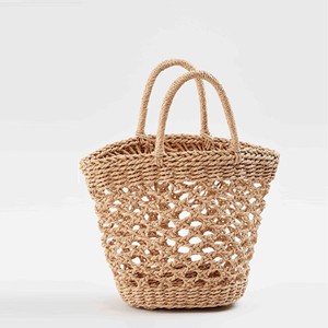 Bolso con cordón exterior informal de nuevo diseño, bolsos de mano ecológicos con algas marinas, bolsos traseros tipo cubo - Product Image 5