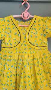 Vestido de fiesta de verano para niñas de 1 a 10 años, vestido sencillo decorado para niños - Product Image 2